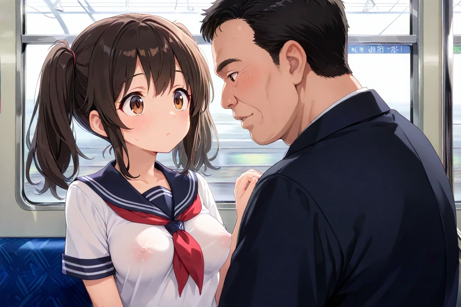 通学女子校生〜痴〇専用車両〜 - サンプル画像 5