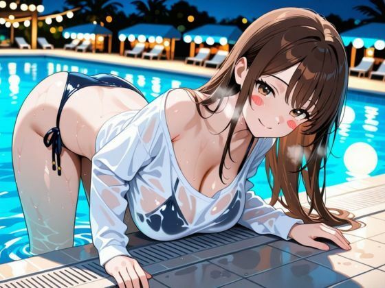 沈められたスク水調教 〜水中で縛られる快感に、制服女子校生は堕ちていく〜 - サンプル画像 5