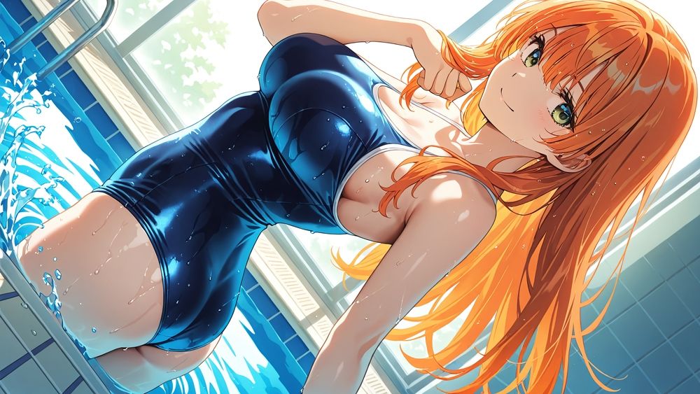 爆乳水色オレンジツインズが顧問教師と水泳部で連続中出し調教【4K】 - サンプル画像 6