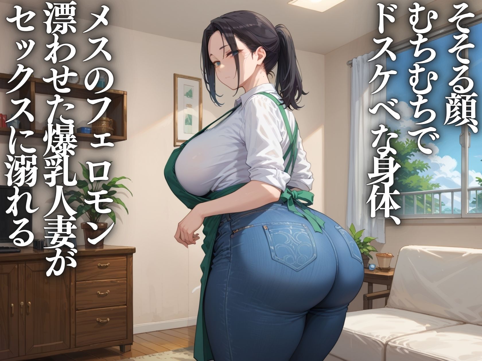 デカ尻家事代行人妻のいいなり種付けセックス - サンプル画像 1