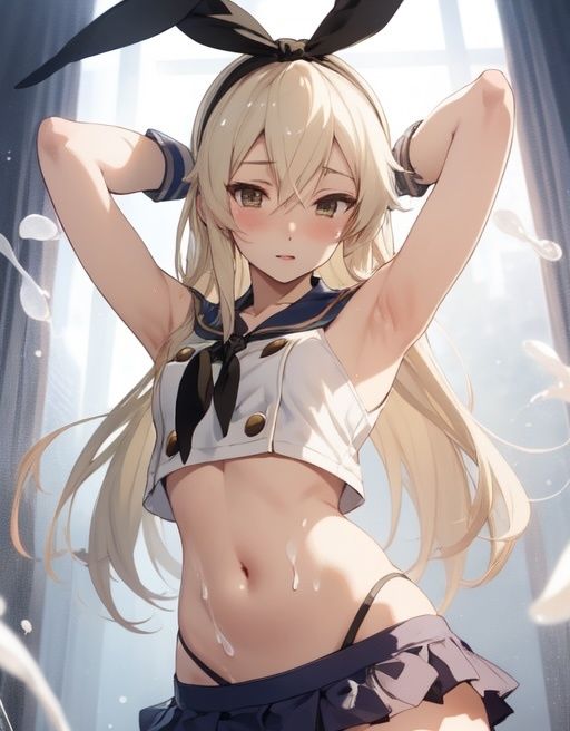 虹かけ誌  艦〇こ〇くしょん  イラスト集29 島風  お゛うっ！？ - サンプル画像 3