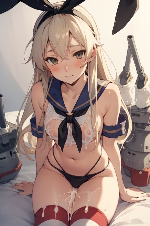 虹かけ誌  艦〇こ〇くしょん  イラスト集29 島風  お゛うっ！？ - サンプル画像 4
