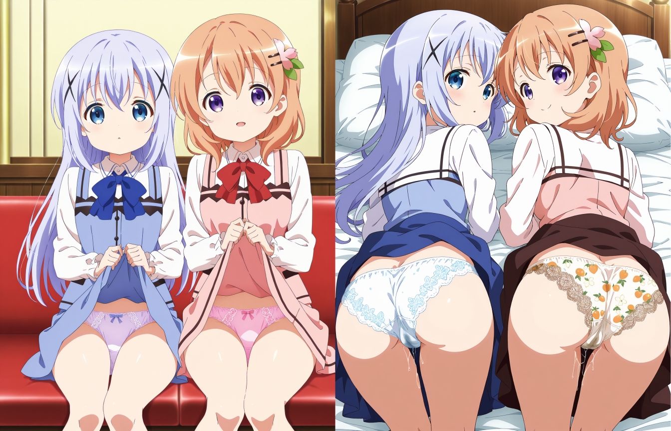 喫茶店員のパンツ - サンプル画像 2