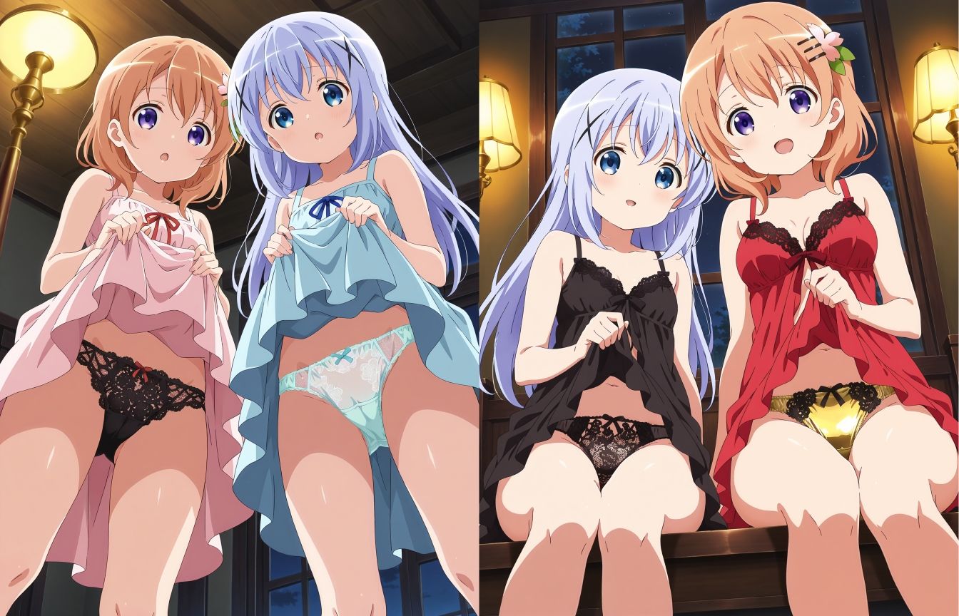 喫茶店員のパンツ - サンプル画像 3