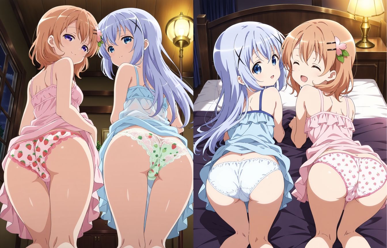 喫茶店員のパンツ - サンプル画像 4