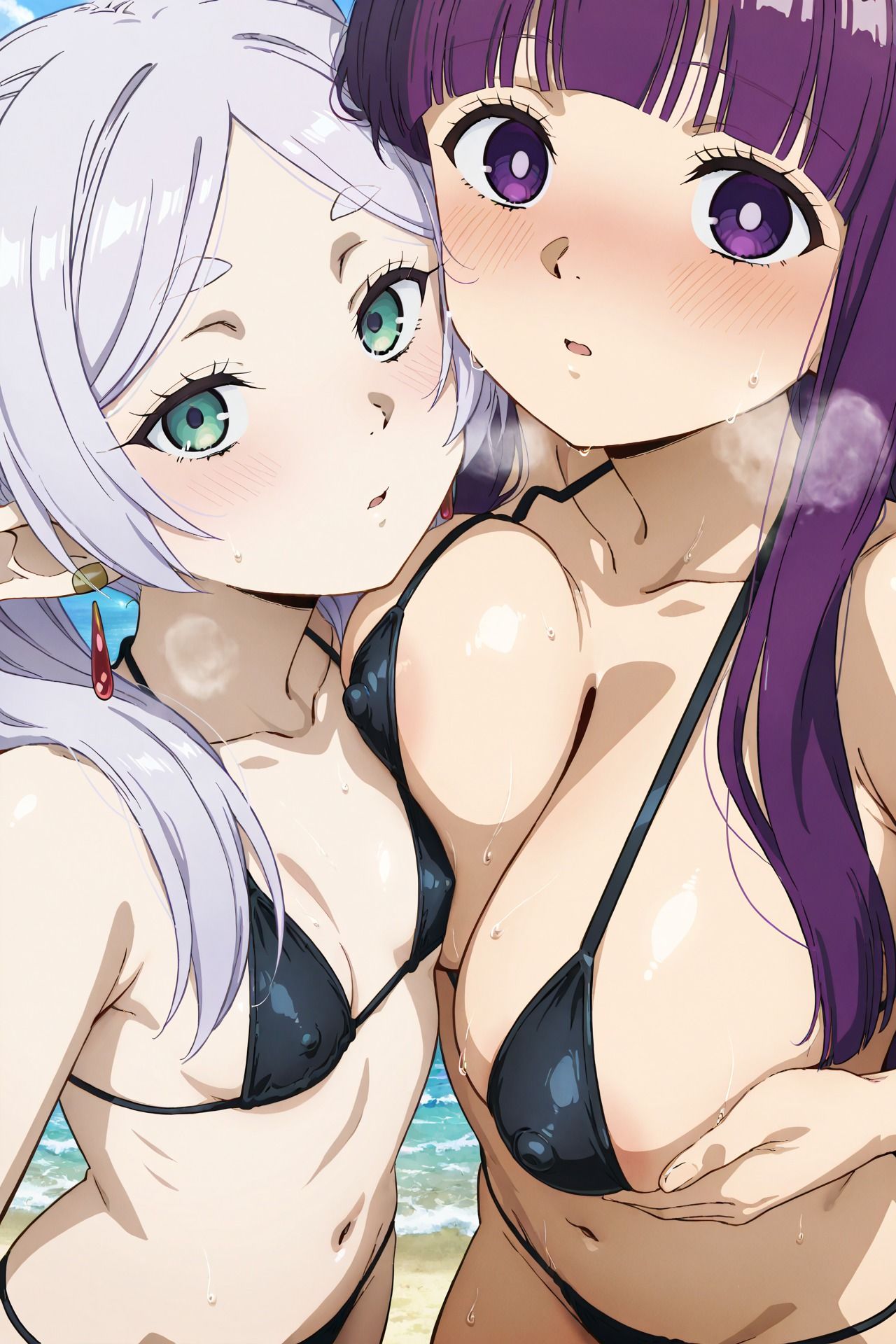 フリーレン＆フェルンとえっち。 - サンプル画像 1