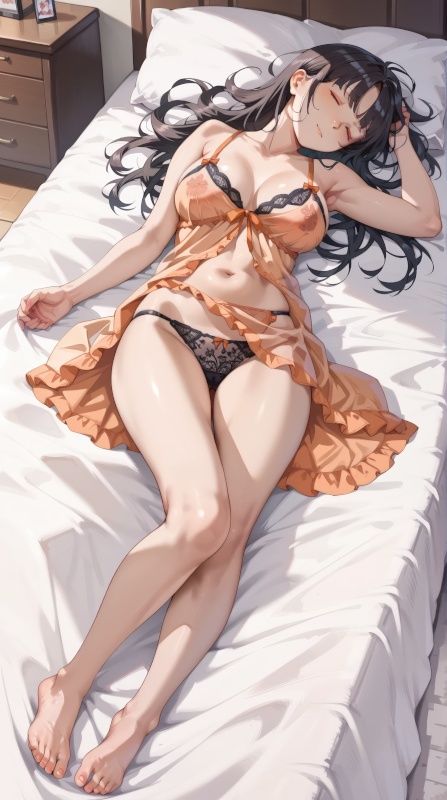 無防備すぎる義母の寝姿 - ランジェリー編 - - サンプル画像 1