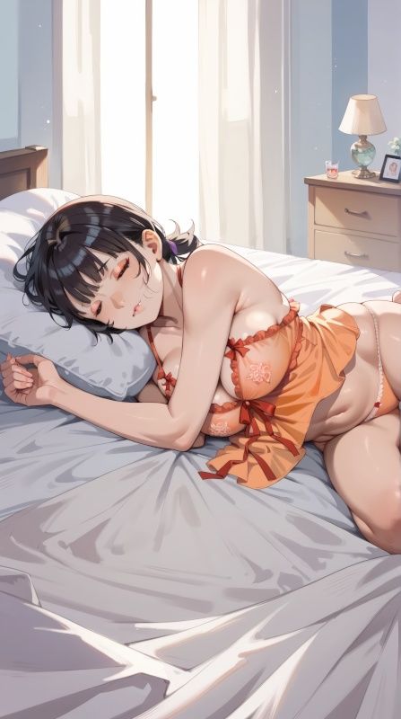 無防備すぎる義母の寝姿 - ランジェリー編 - - サンプル画像 2