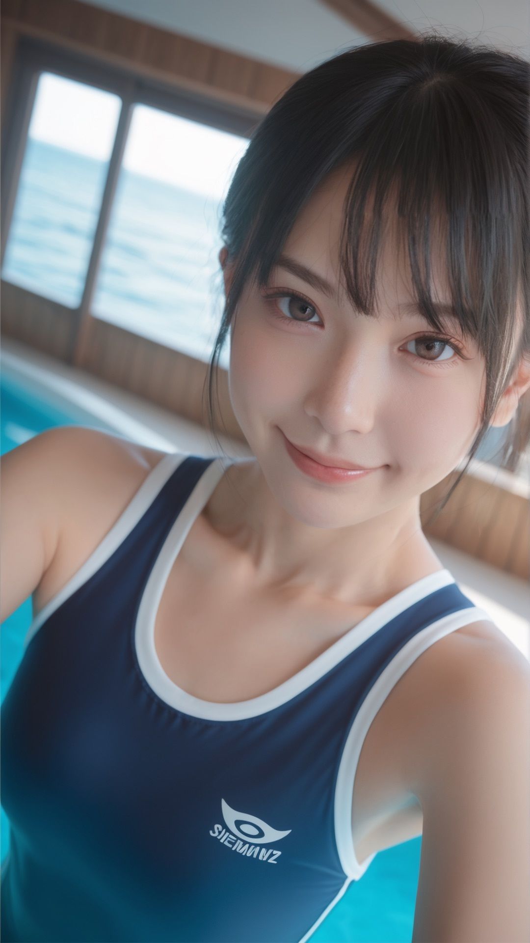 藤崎ゆい「ぬるペタスク水着」 - サンプル画像 3