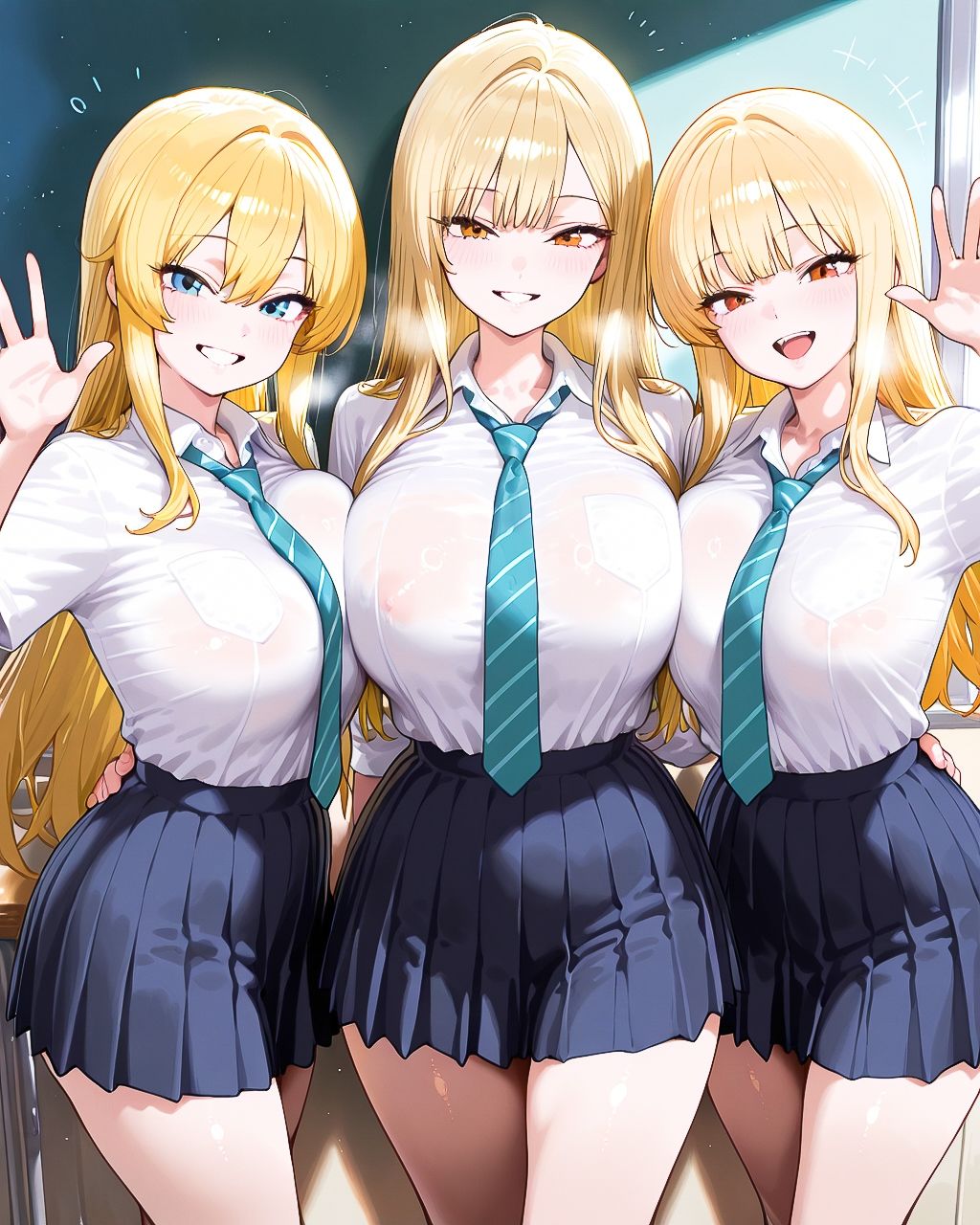 爆乳ギャルたちを中いき・乳首攻め・拘束して100倍楽しむ方法 - サンプル画像 1