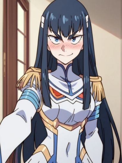 アソコが毛深い鬼龍院皐月から送られてきた自撮り写真 - サンプル画像 1