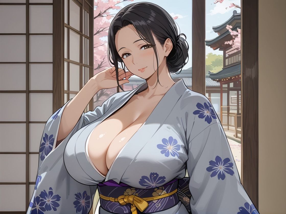 人妻美人女将の濃密肉体接待 - サンプル画像 1