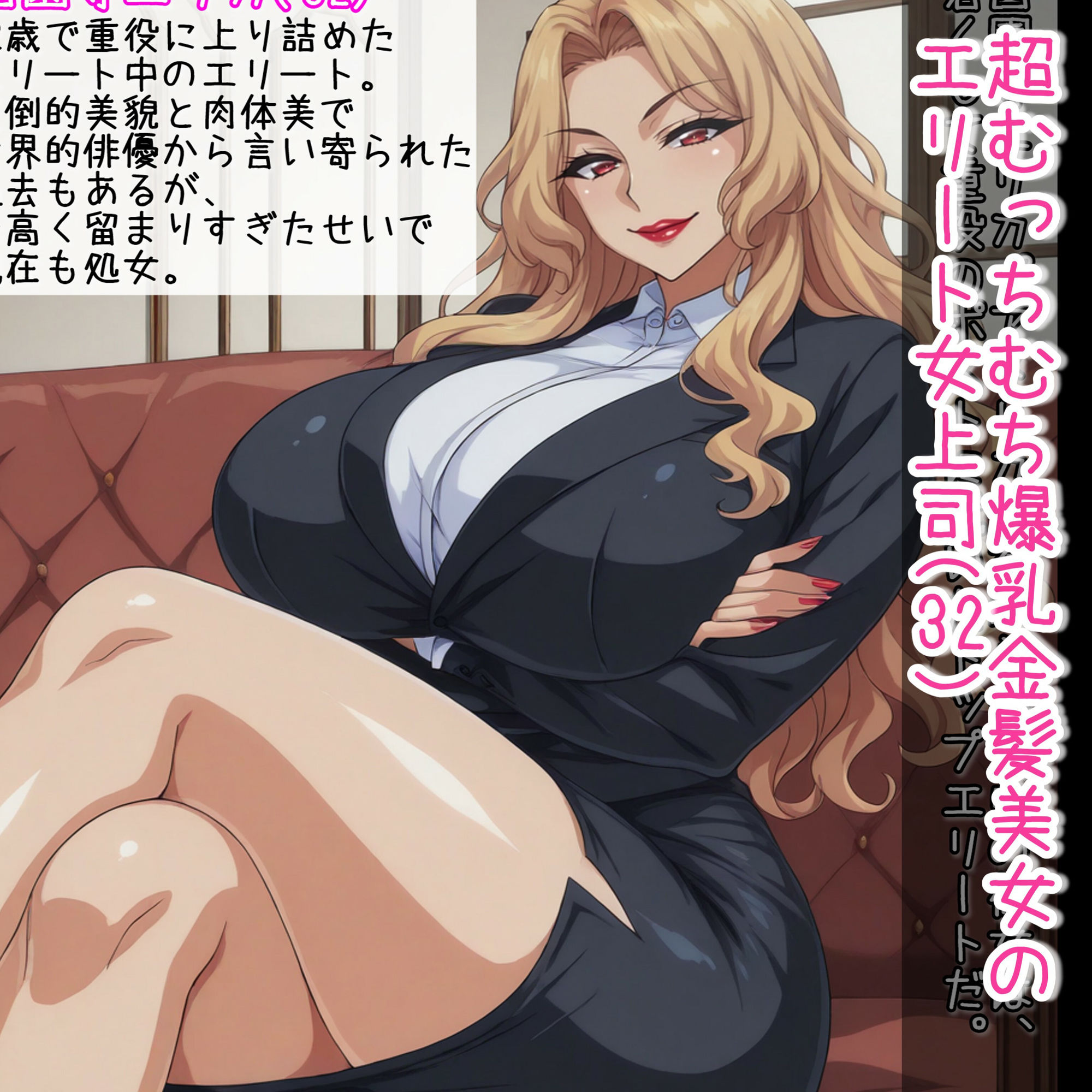 超爆乳のエリート女上司をアプリで私物化して全身くまなく好き放題する - サンプル画像 1