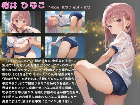 つるぺた少女のハメ撮り流出〜ブルマ編〜 - サンプル画像 1