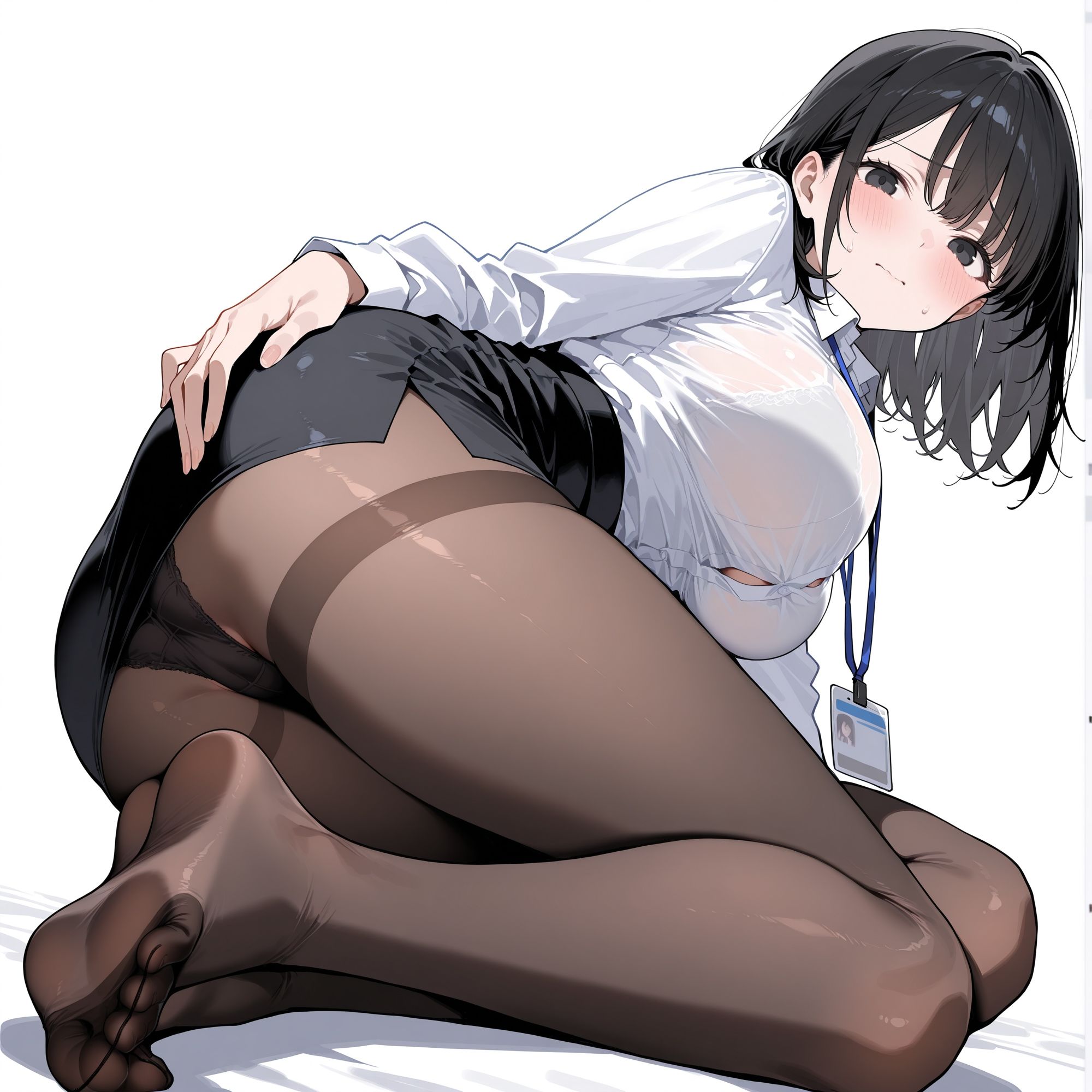 黒タイツ  OL編 - サンプル画像 1
