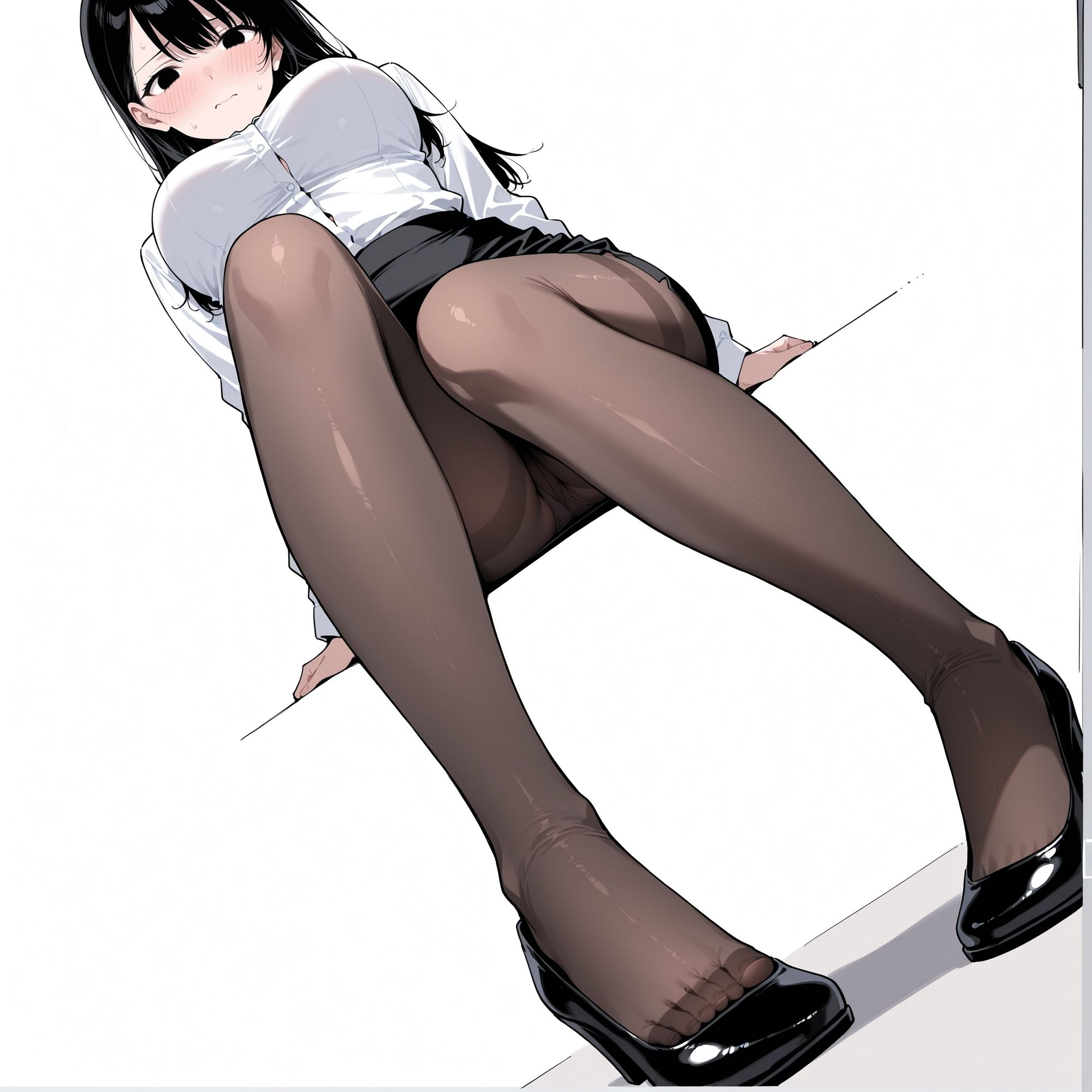 黒タイツ  OL編 - サンプル画像 2