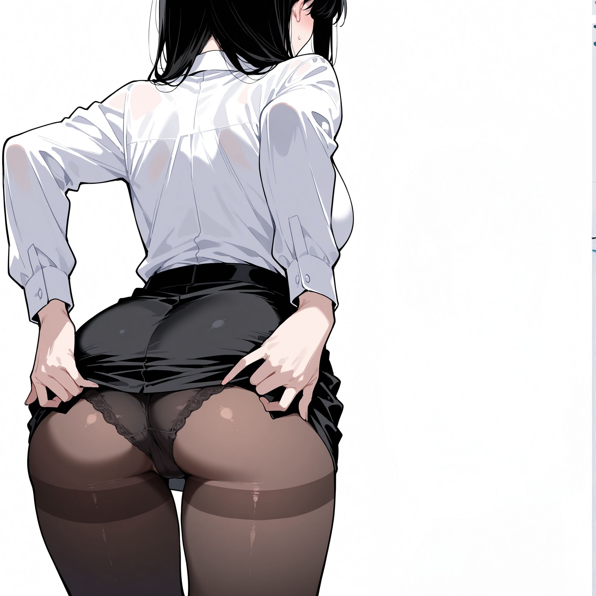 黒タイツ  OL編 - サンプル画像 3