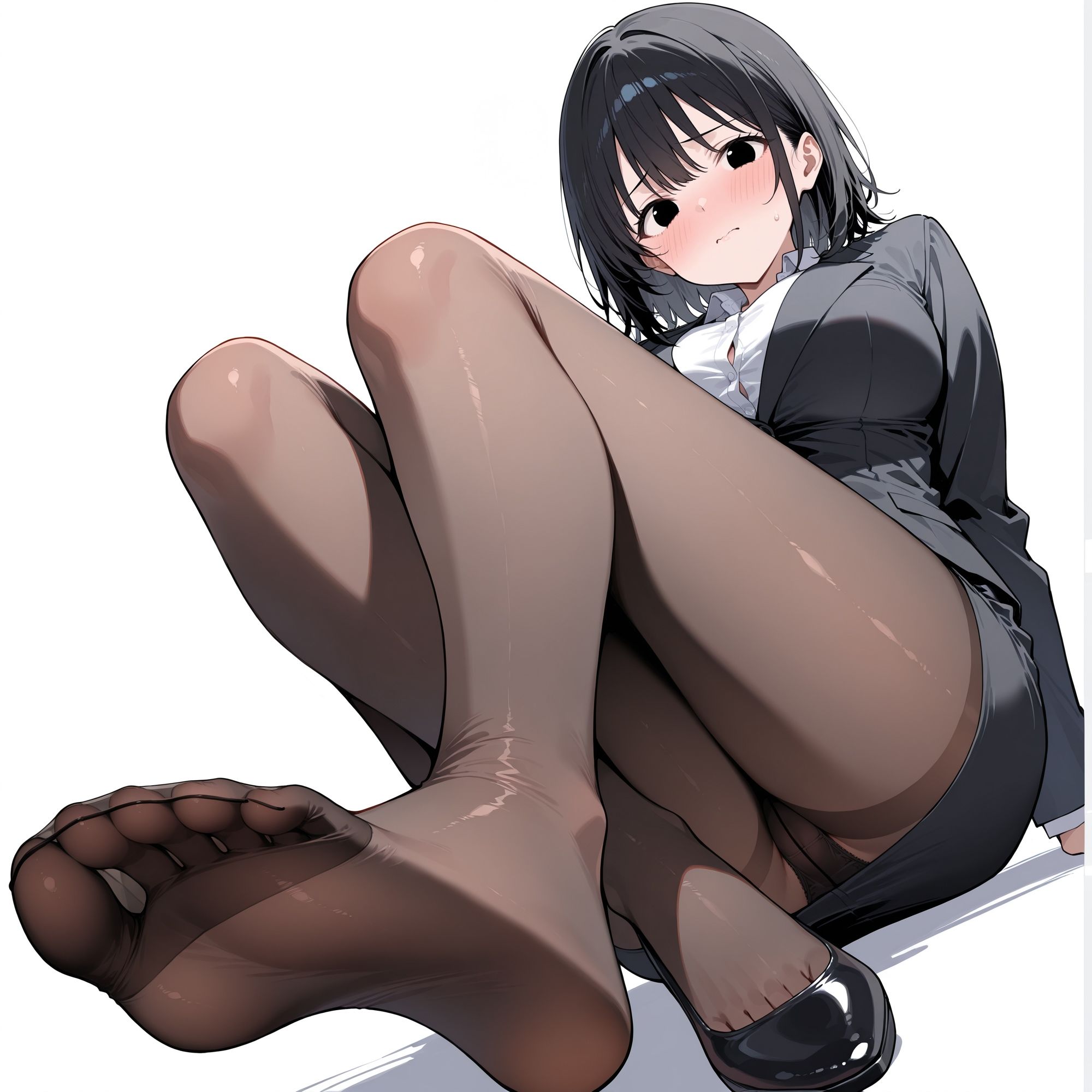 黒タイツ  OL編 - サンプル画像 4