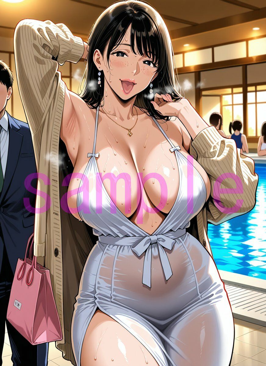 美魔女たちがひたすらワキを見せてくるCG写真集 - サンプル画像 4
