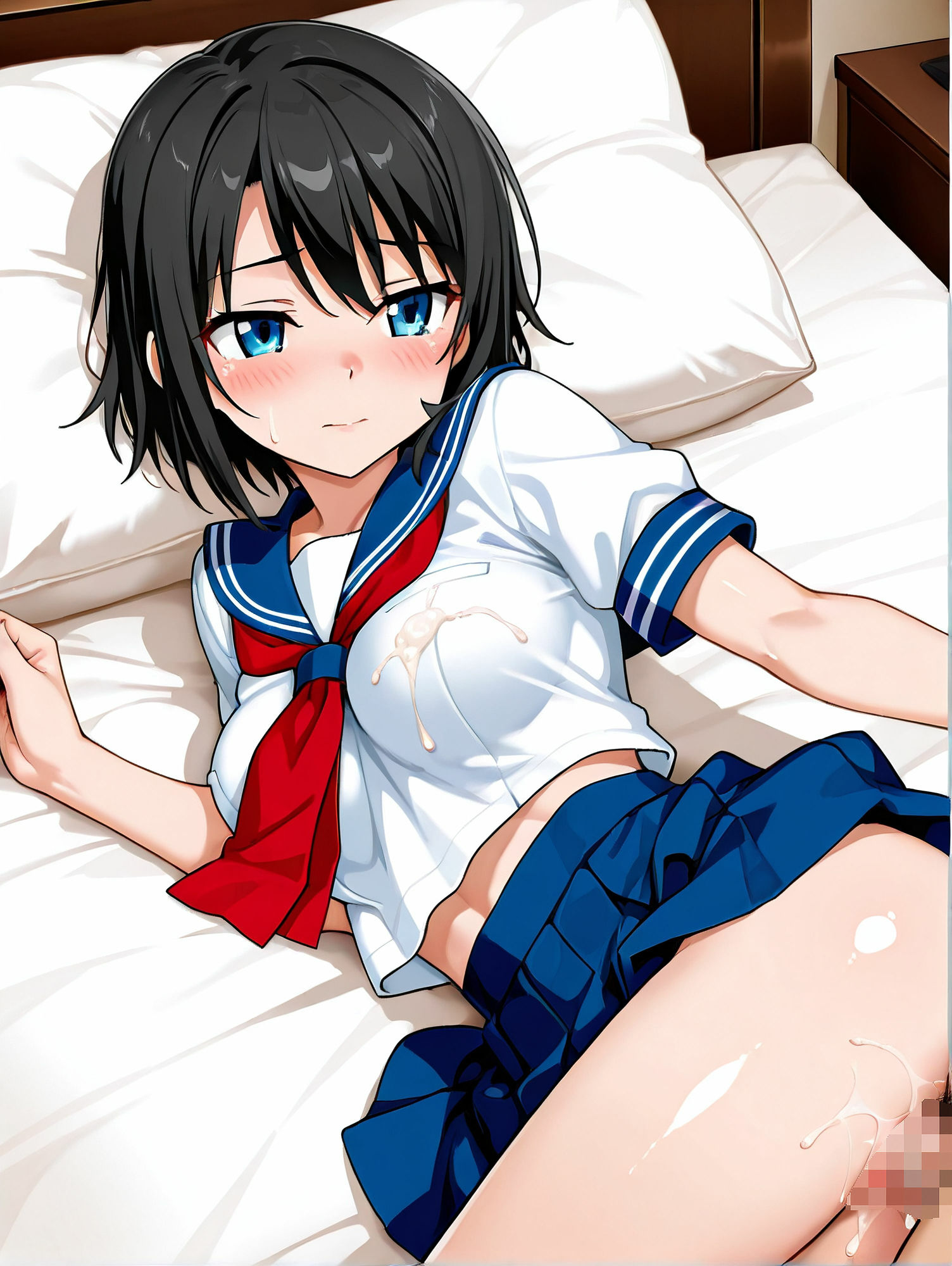 制服女子とホテルでエッチしまくった話 - サンプル画像 8