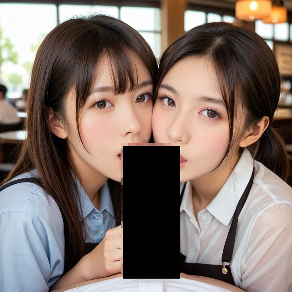いろんな場所でハーレムフェラしてもらっちゃったぞ - サンプル画像 5