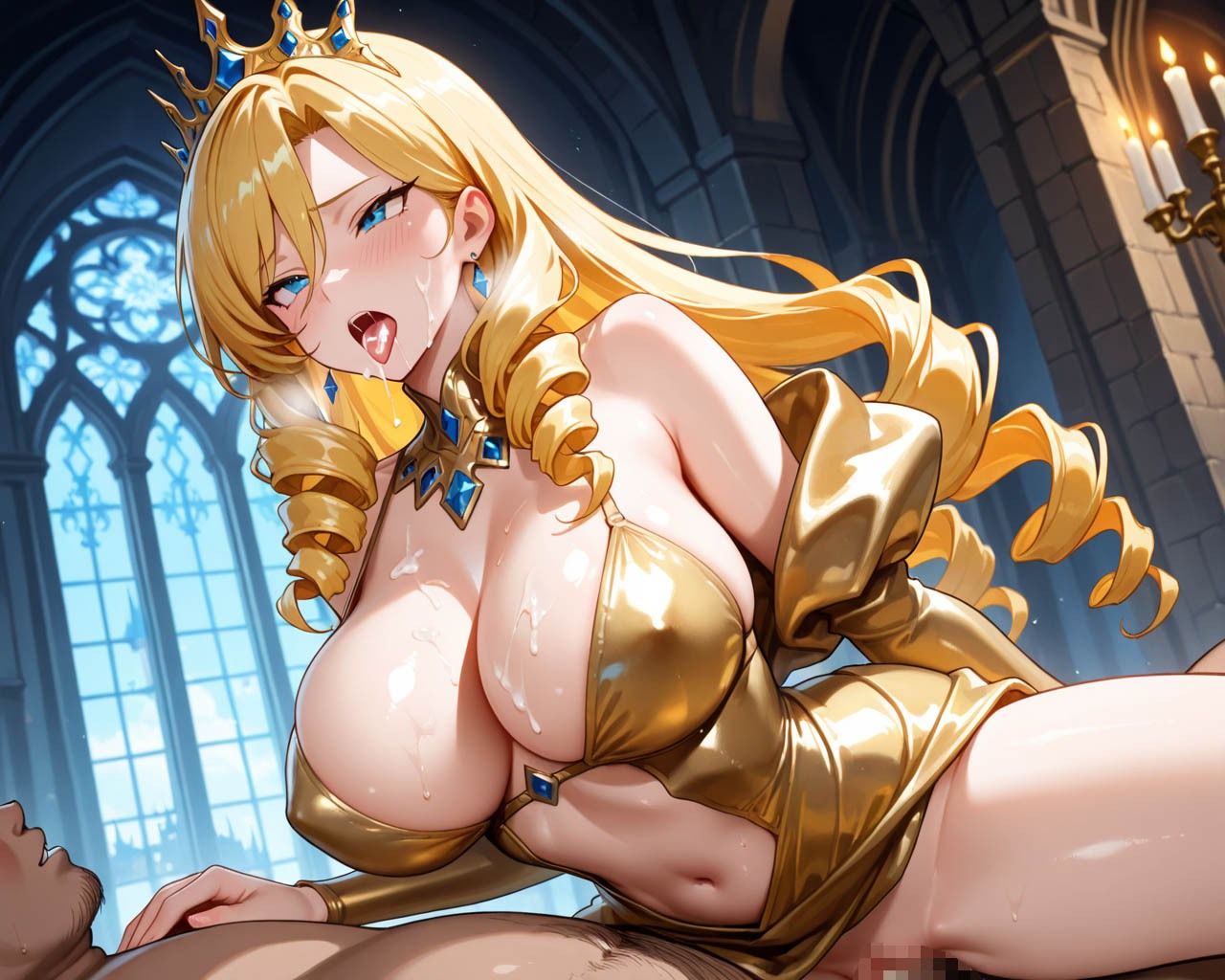王女がウザかったので俺の聖剣を使って肉奴●にした件 - サンプル画像 2