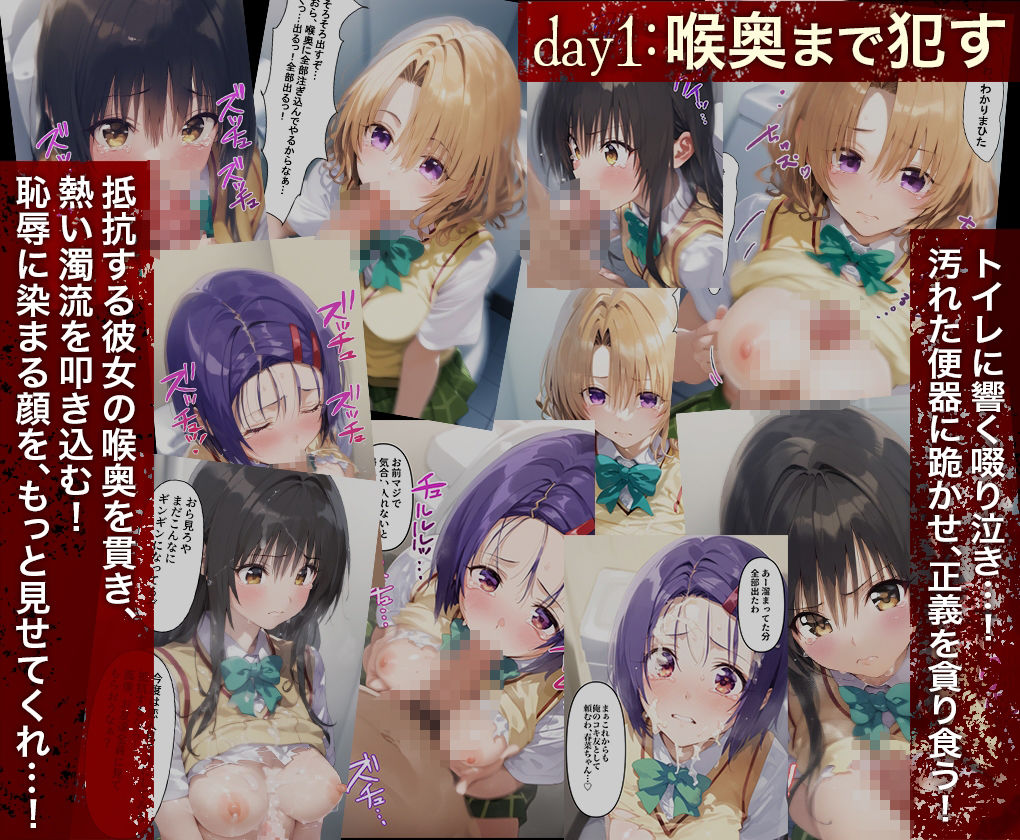 堕チルまでの9days_古手川＆籾岡＆西連寺_ToLOVEる総集編 - サンプル画像 2