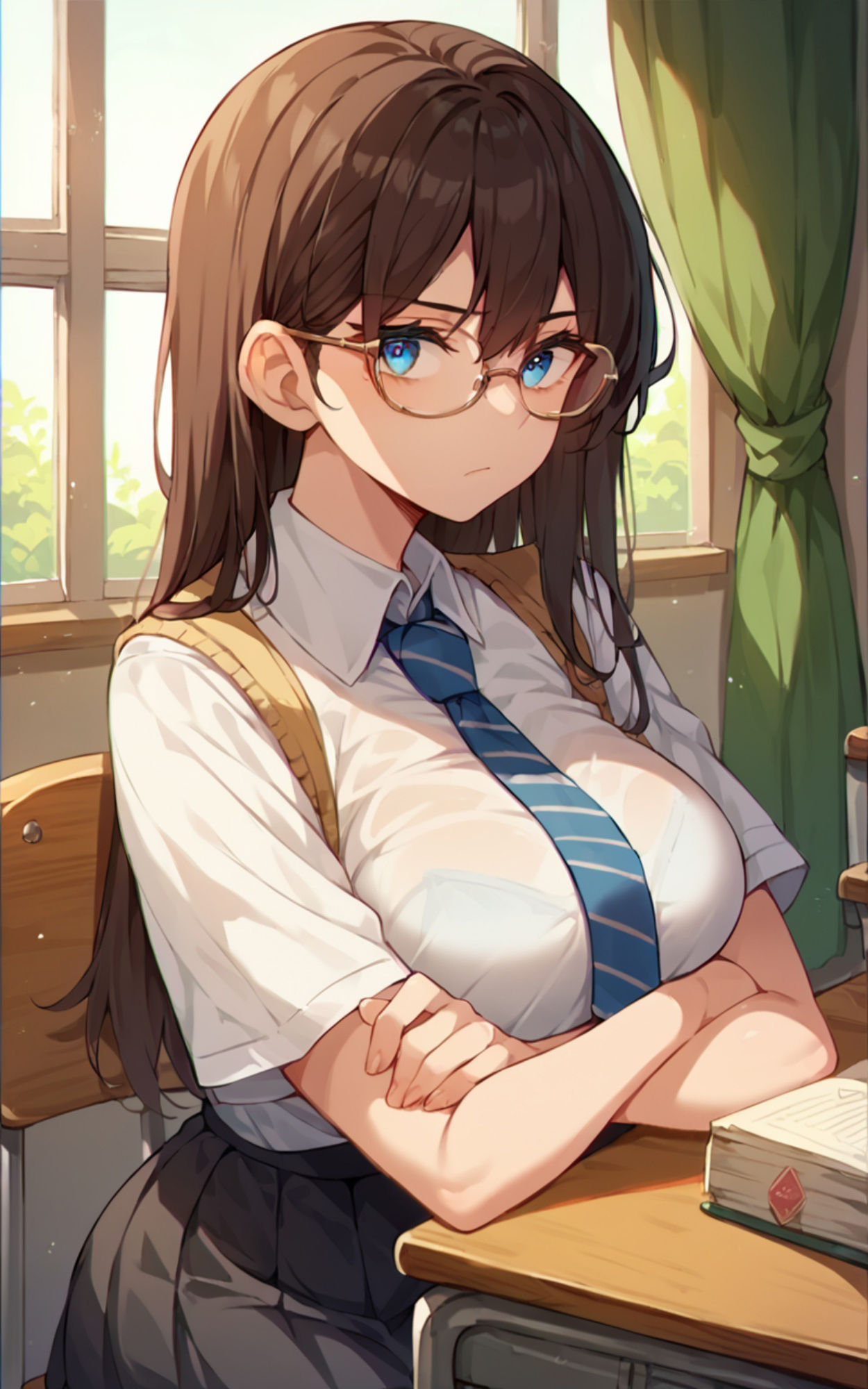 性育学院   NO.08  爆乳挑発ギャル - サンプル画像 1