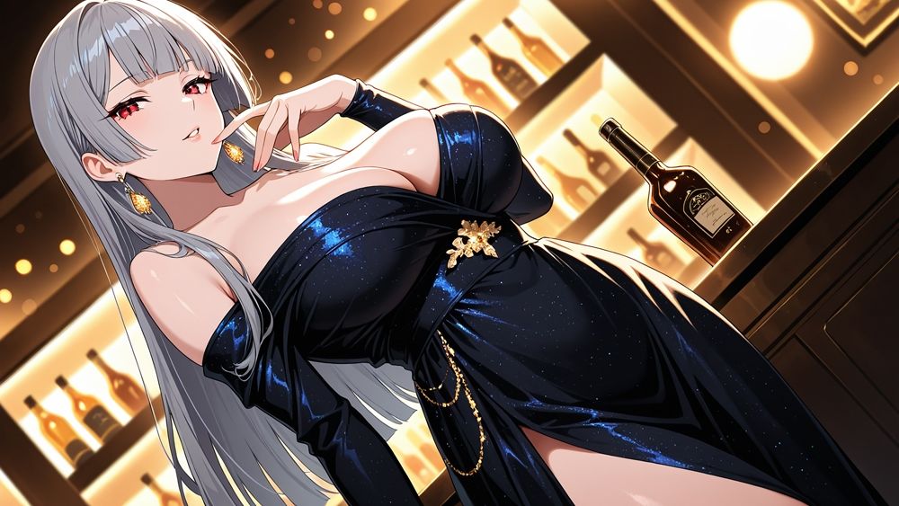 巨乳銀髪モデルと紫髪美女がカメラマンとホテルで中出し撮影会【4K】【400枚収録】 - サンプル画像 4