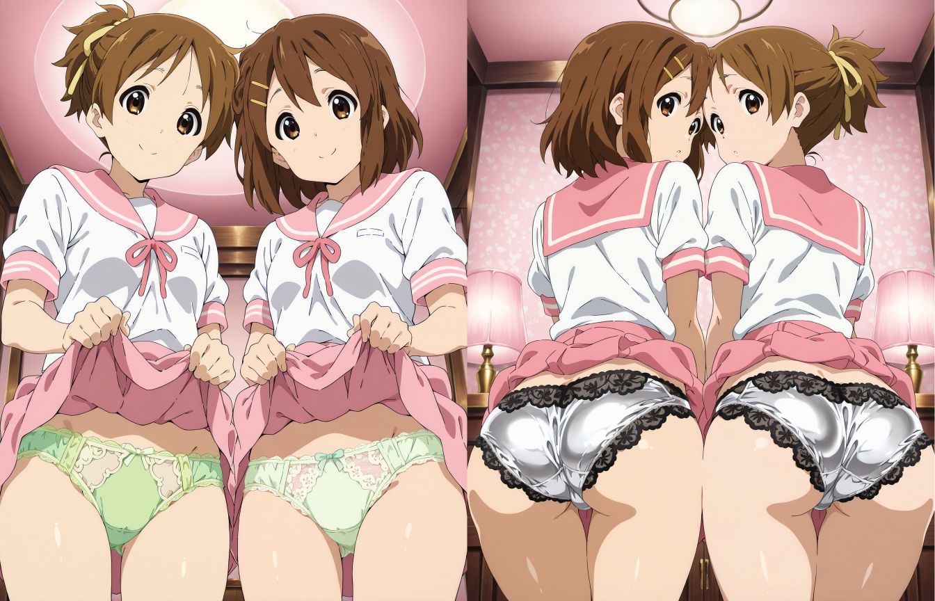 平◯姉妹のパンツ - サンプル画像 3