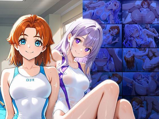 清純白競泳水着美女が鬼畜水泳インストラクターに種付け開発【4K】 - サンプル画像 1