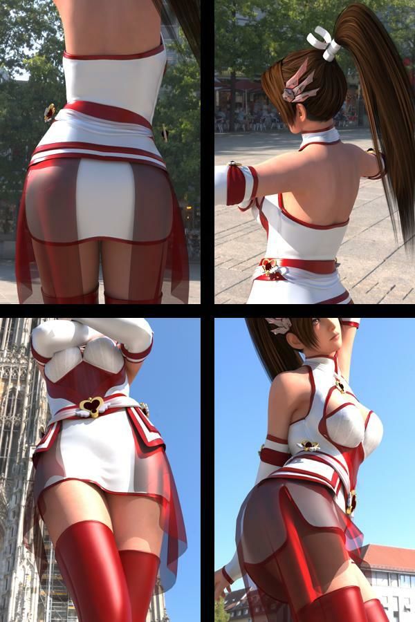 【TD100】元祖セクシー女性格闘家『不知火舞（しらぬいまい）』の写真集SexyNinja-48 - サンプル画像 1