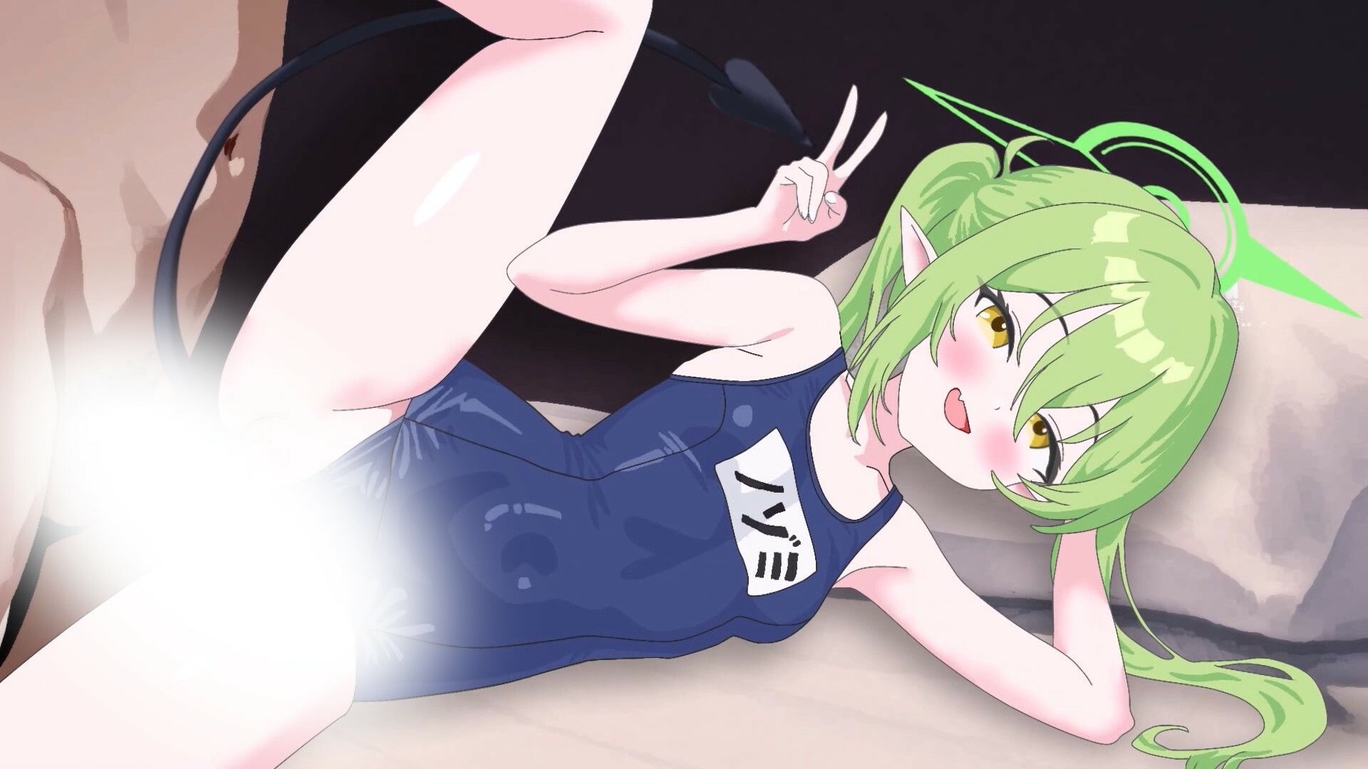 【Live2Dアニメ】スクール水着のシュポ〇キ 〜スク水ノゾミにわからせ中出しエッチ〜 - サンプル画像 4