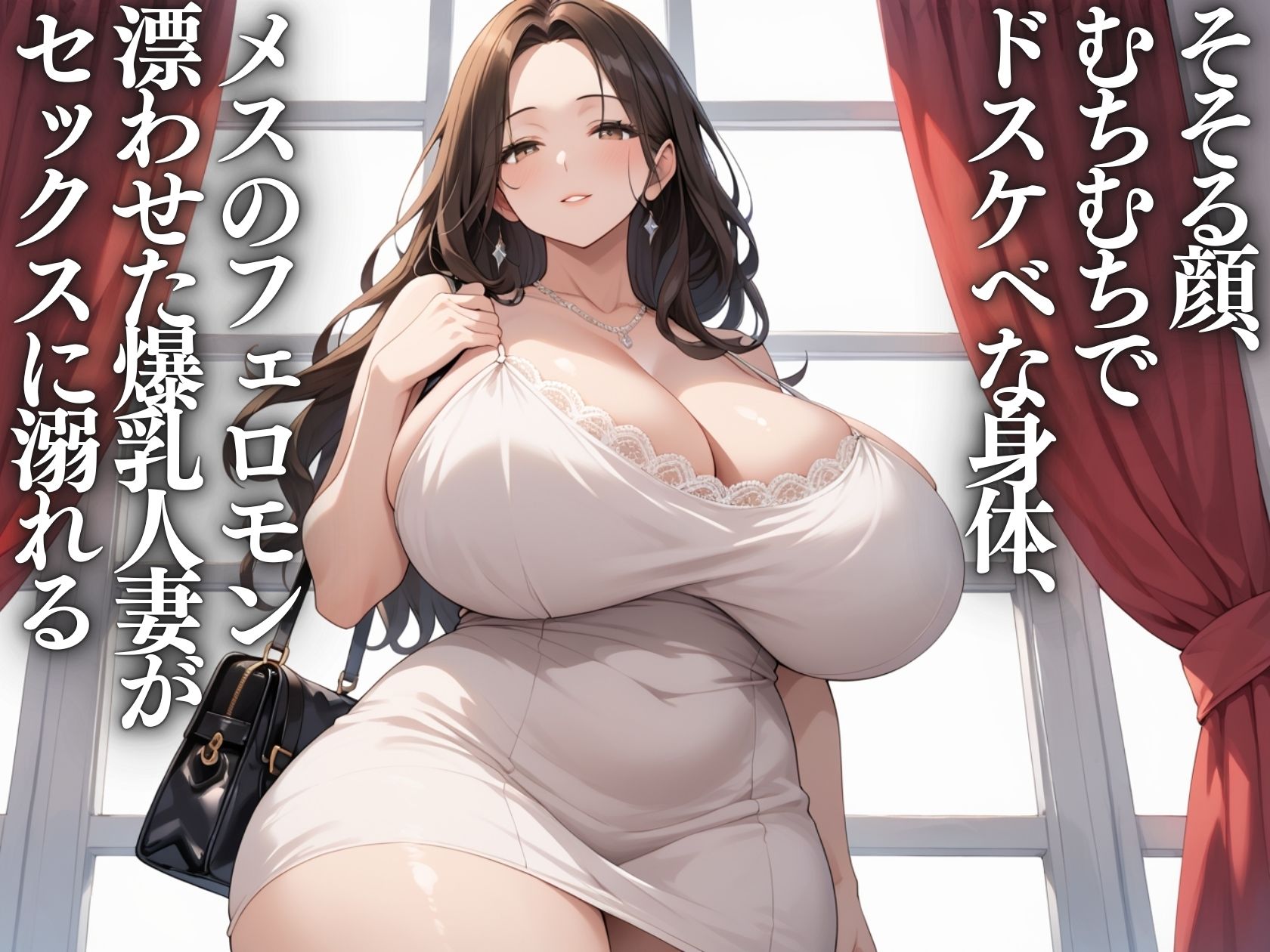 マッチングアプリで出会った人妻が爆乳でエロすぎたので種付けプレスしまくった - サンプル画像 1