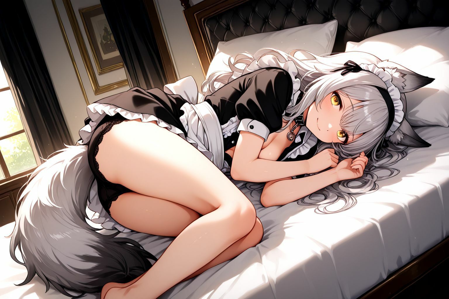 うちのえっちな専属ウルフメイドさん - サンプル画像 4