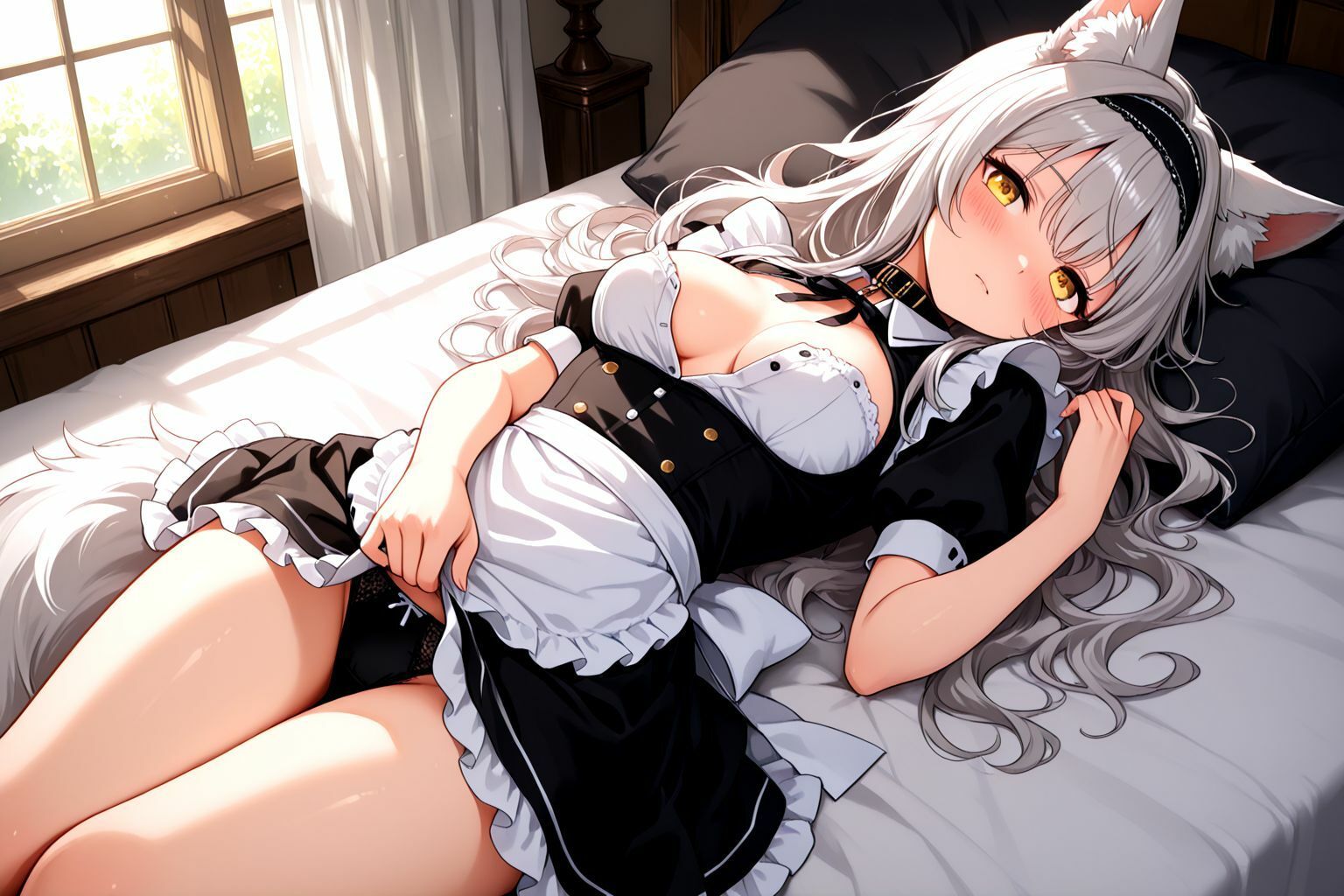 うちのえっちな専属ウルフメイドさん - サンプル画像 5
