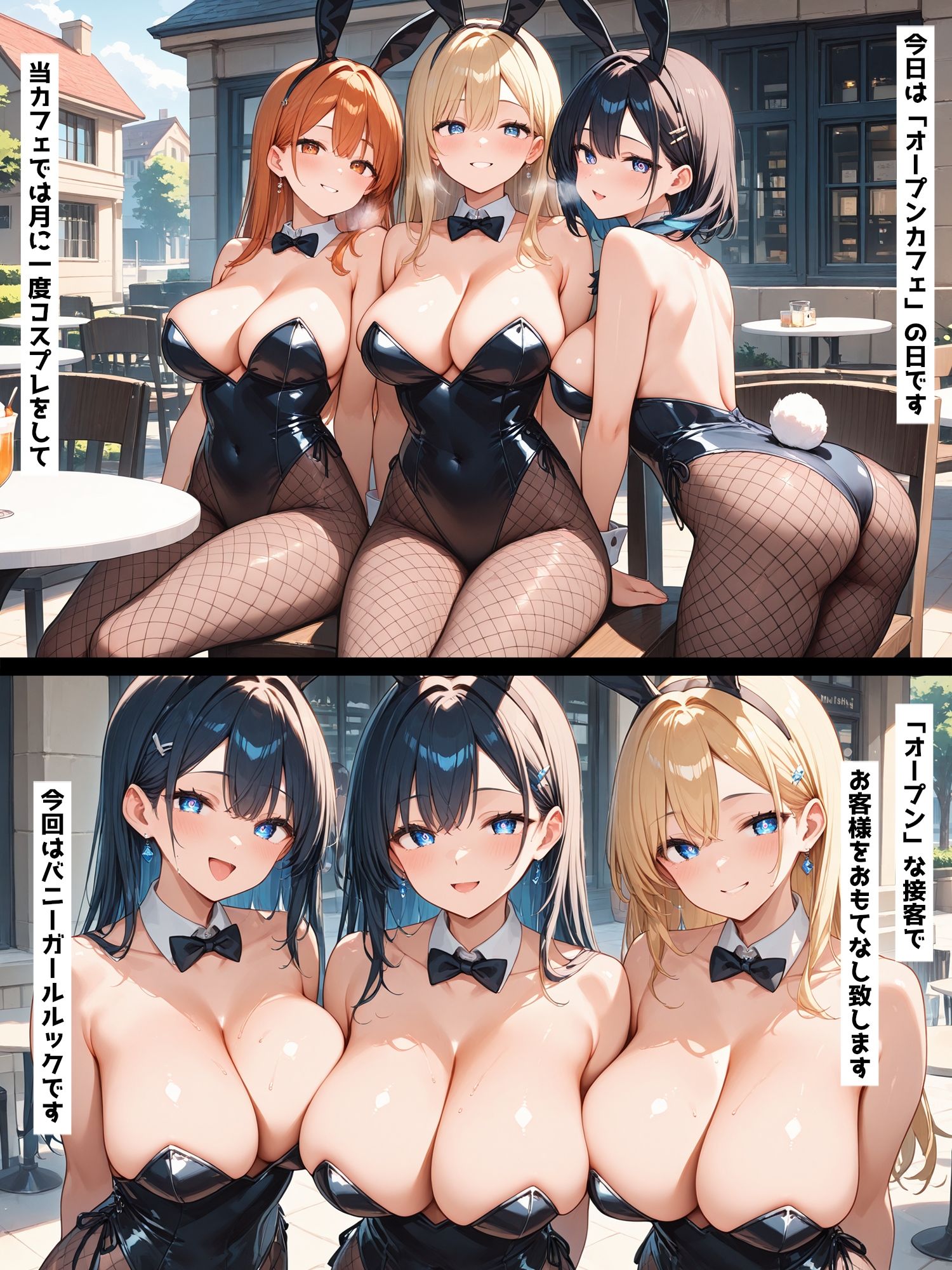 オープンカフェバニー バニーシリーズ3 HoneyJunction13【セリフ入有】 - サンプル画像 1