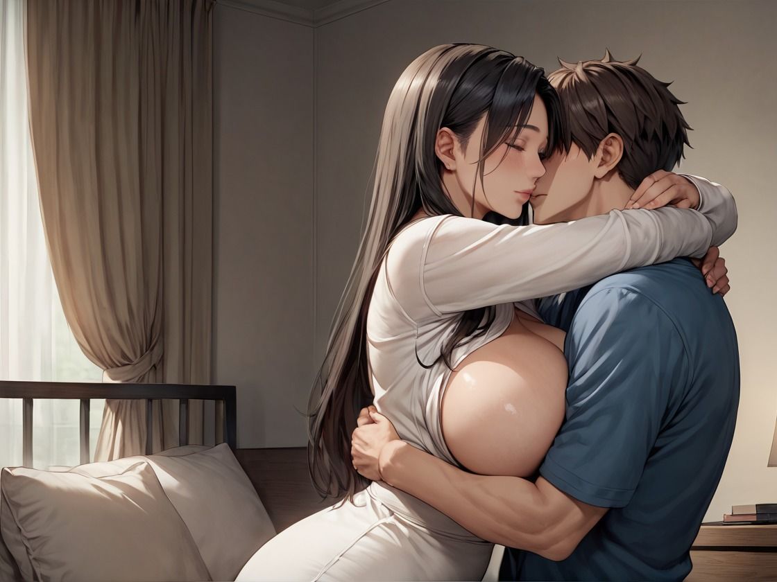 隣に住む大学生君のムキムキ筋肉に欲情した人妻の話 - サンプル画像 1