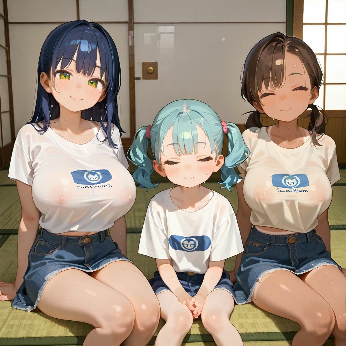 爆乳ギャルと田舎で子作りハーレム生活06 - サンプル画像 5