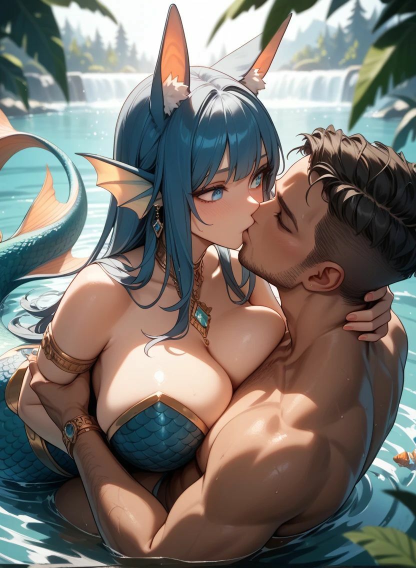 禁断の海で堕ちるフェラ人魚姫 - サンプル画像 3