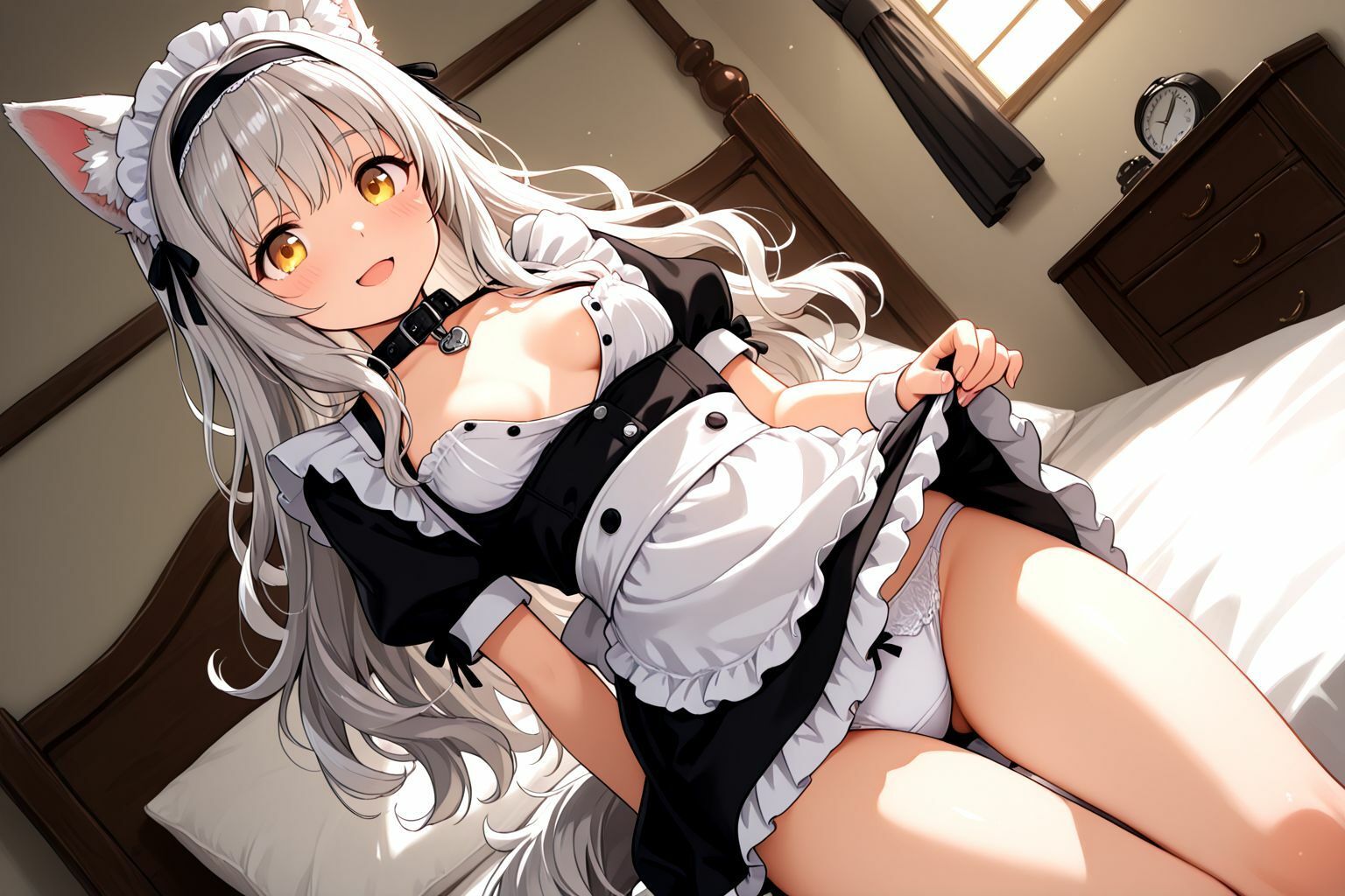 うちのえっちな専属ちっぱいウルフメイドさん - サンプル画像 5