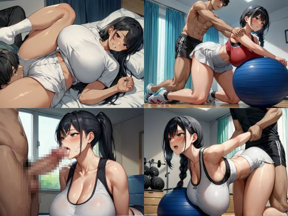 トレーニングジムで出会った爆乳美女とHな筋トレ - サンプル画像 7