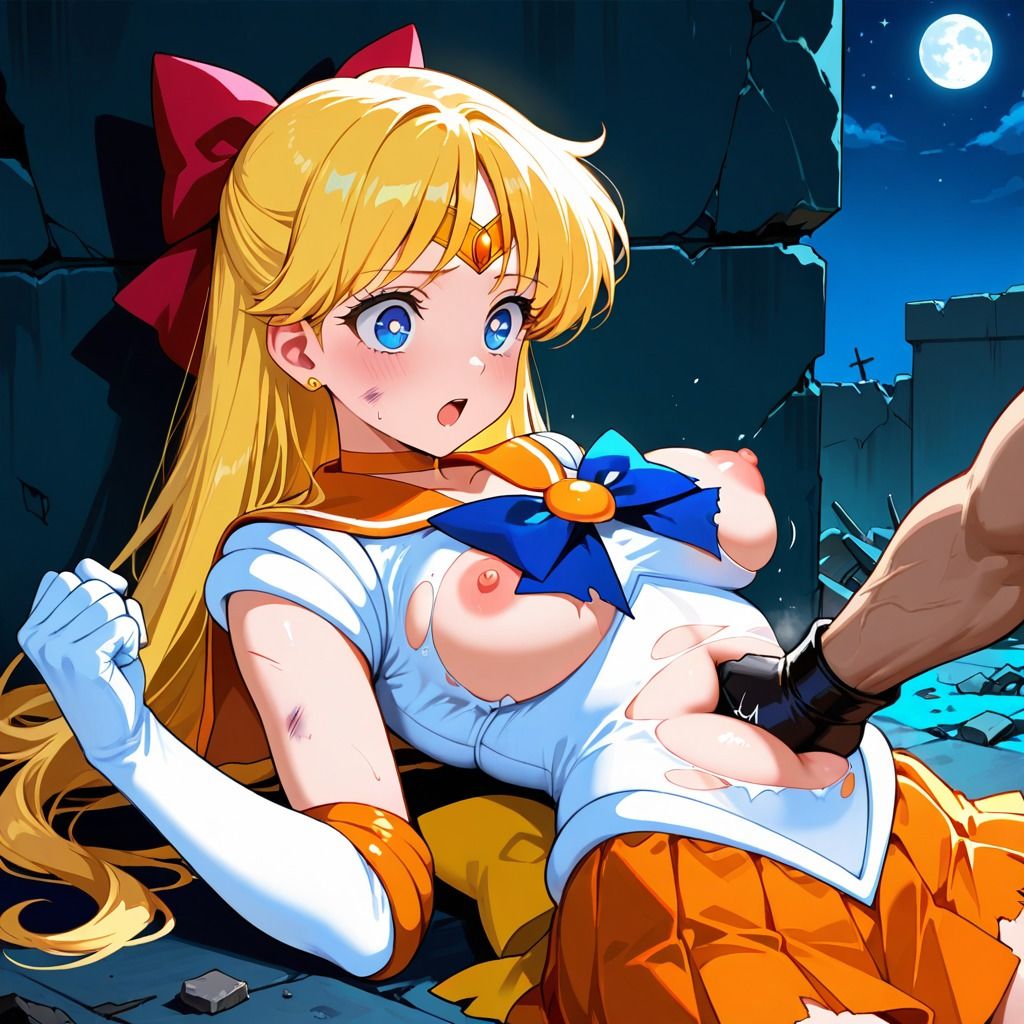 敗北戦士ビーナス命乞い土下座ぶっかけセックス - サンプル画像 1