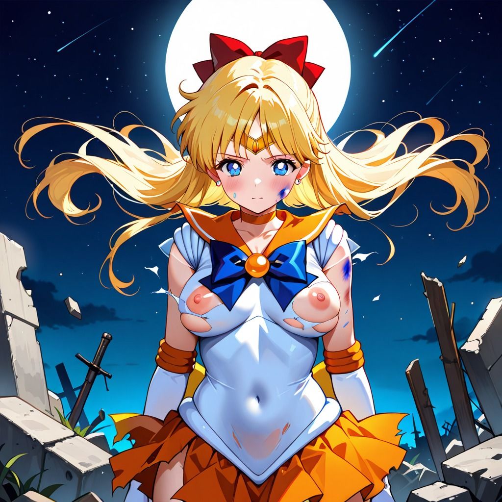 敗北戦士ビーナス命乞い土下座ぶっかけセックス - サンプル画像 2