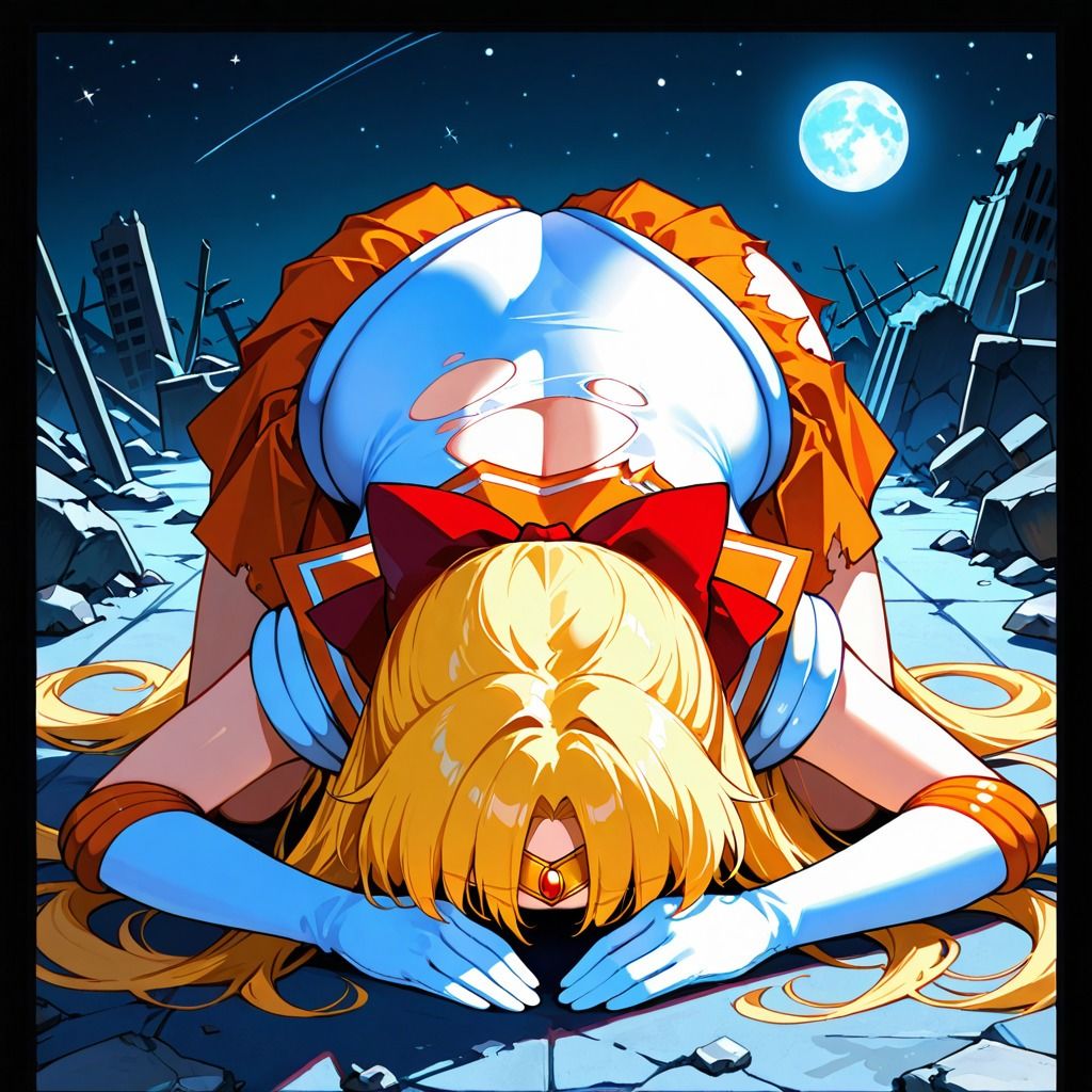 敗北戦士ビーナス命乞い土下座ぶっかけセックス - サンプル画像 3