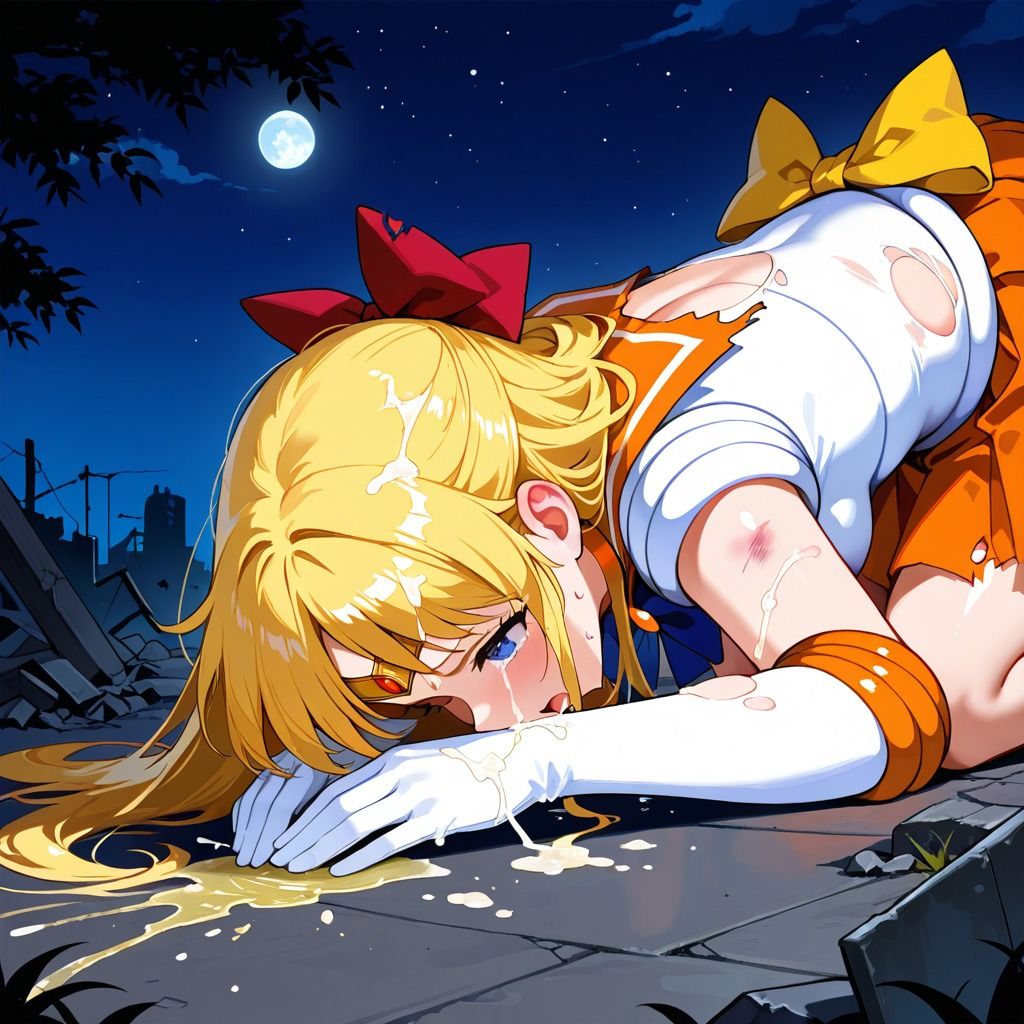 敗北戦士ビーナス命乞い土下座ぶっかけセックス - サンプル画像 5