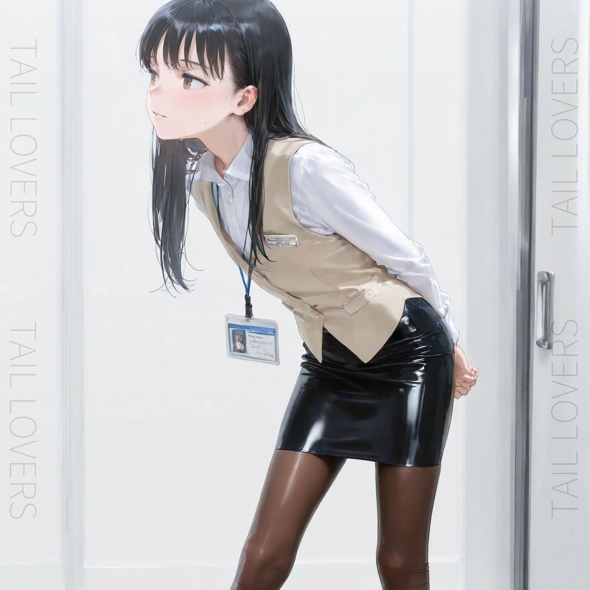 ラテックスオフィス部『緊縛新人研修』【346枚】 - サンプル画像 1