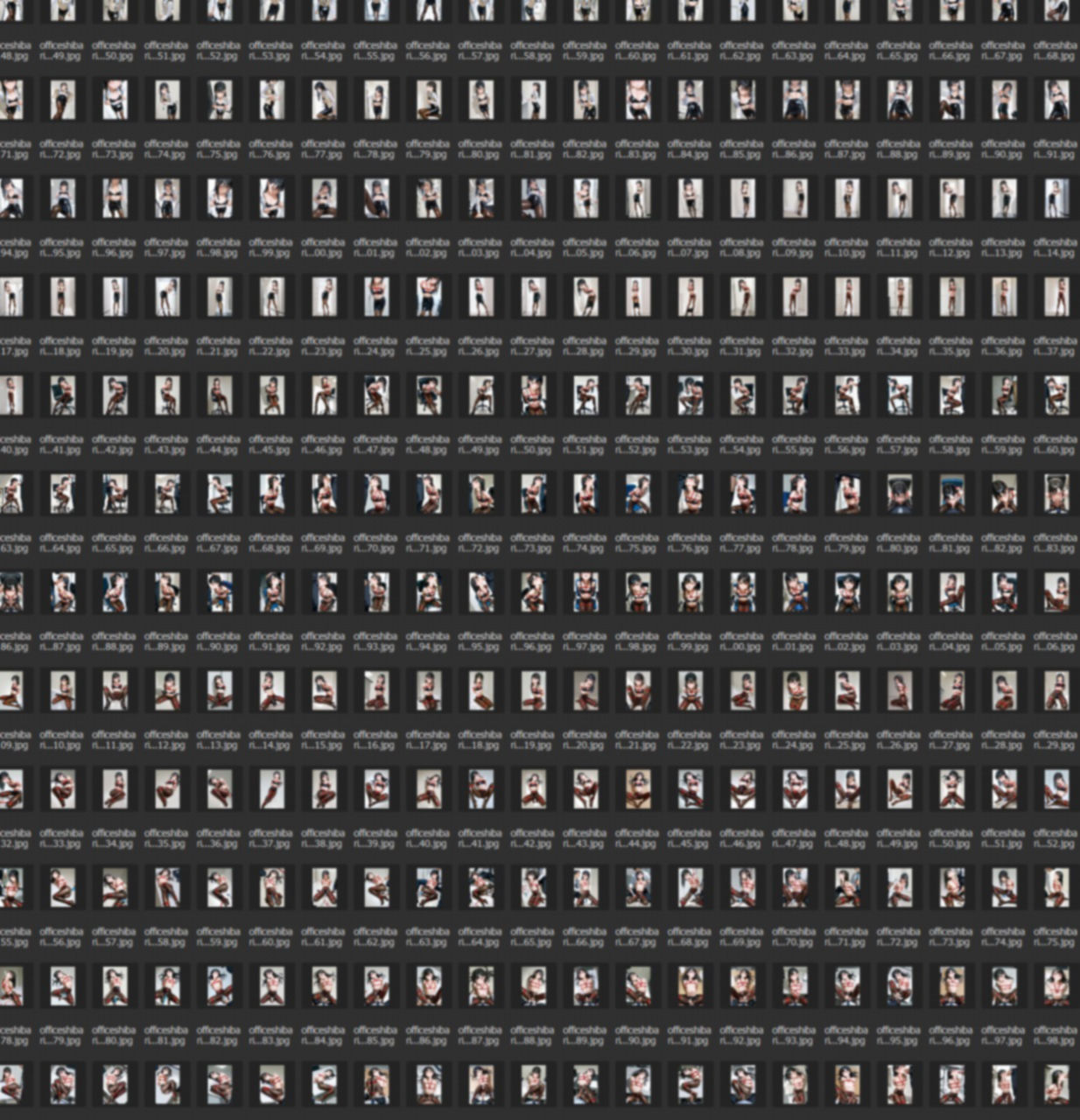 ラテックスオフィス部『緊縛新人研修』【346枚】 - サンプル画像 10