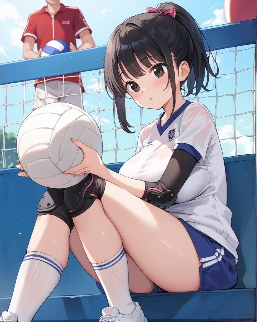 性欲つよつよバレー部員ちゃんの汗だくSEX - サンプル画像 1