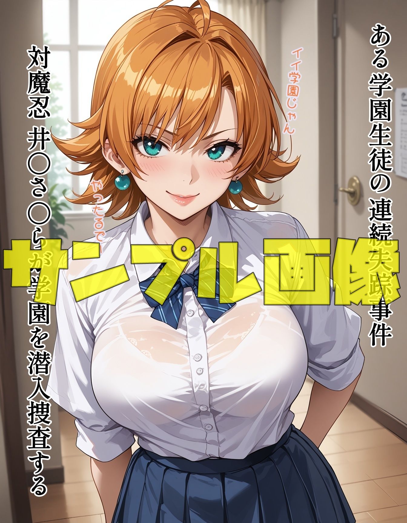 潜入捜査  黒ギャル対魔忍 - サンプル画像 1